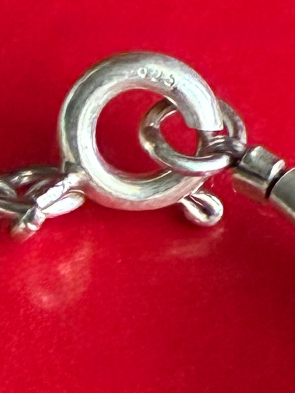 925 Silver Bracelet,Cultured White Pearl & Silver-Tone Tube Bracelet - Picture 4 of 5